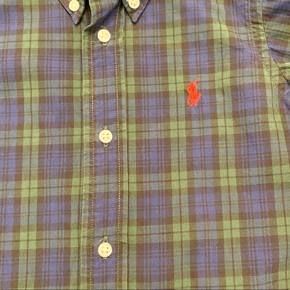 SOLD: Ralph Lauren Cotton Poplin Shirt 2/2T - Picture 3 of 4